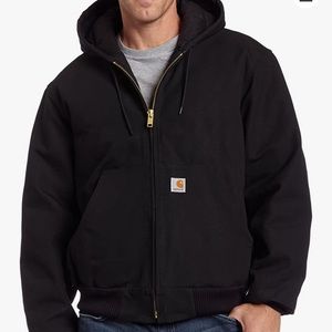 Brand New Carhartt Men's Loose Fit Duck Insulated Flannel-Lined Active Jacket